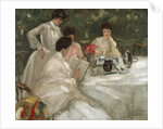 Tea in the Garden by Frederick Carl Frieseke