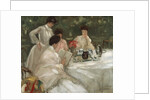 Tea in the Garden by Frederick Carl Frieseke