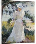 My Wife, Emeline, in a Garden by Edmund Charles Tarbell