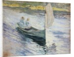 Two Children in a Sailboat, 1883 by John Henry Twachtman