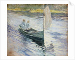 Two Children in a Sailboat, 1883 by John Henry Twachtman