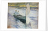 Two Children in a Sailboat, 1883 by John Henry Twachtman
