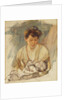 Mother Rose Looking Down at her Sleeping Baby, c.1900 by Mary Stevenson Cassatt