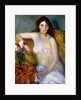 nude with Tulips, by William James Glackens