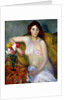 nude with Tulips, by William James Glackens