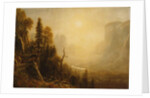 Study for Yosemite Valley, Glacier Point Trail by Albert Bierstadt