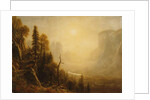 Study for Yosemite Valley, Glacier Point Trail by Albert Bierstadt