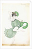 Costume design for 'Bacchanale', soloist ballerina by Leon Bakst