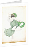 Costume design for 'Bacchanale', soloist ballerina by Leon Bakst