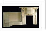 A painted wood fire surround and inglenook designed for Glencrutchery House, Douglas, circa 1897, c.1897 by Mackay Hugh Baillie Scott