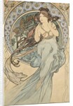 La Musique, 1898 by Alphonse Marie Mucha