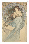 La Musique, 1898 by Alphonse Marie Mucha