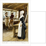 They were not aware of her presence, c.1910 by Gordon Frederick Browne