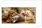 Diana and her Nymphs Hunting - a modello by Peter Paul Rubens