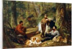 Halt on the Portage, 1871 by Arthur Fitzwilliam Tait