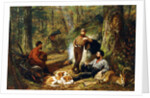 Halt on the Portage, 1871 by Arthur Fitzwilliam Tait