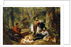 Halt on the Portage, 1871 by Arthur Fitzwilliam Tait