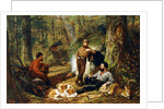 Halt on the Portage, 1871 by Arthur Fitzwilliam Tait