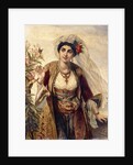 An Exotic Beauty, 1869 by Cesare Felix dell' Acqua