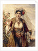 An Exotic Beauty, 1869 by Cesare Felix dell' Acqua