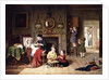 Playing Doctor, 1863 by Frederick Daniel Hardy