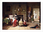 Playing Doctor, 1863 by Frederick Daniel Hardy