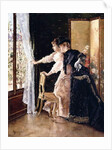 Watching the Fiance pass by, 1886 by Alfred Emile Stevens