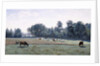 Marcoussis - Cows Grazing, 1845-50 by Jean Baptiste Camille Corot