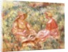 Two Women in the Grass, c.1910 by Pierre Auguste Renoir