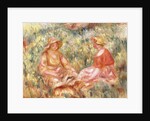 Two Women in the Grass, c.1910 by Pierre Auguste Renoir