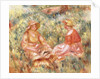 Two Women in the Grass, c.1910 by Pierre Auguste Renoir