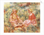 Two Women in the Grass, c.1910 by Pierre Auguste Renoir