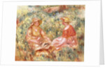 Two Women in the Grass, c.1910 by Pierre Auguste Renoir