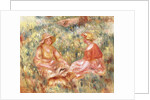 Two Women in the Grass, c.1910 by Pierre Auguste Renoir