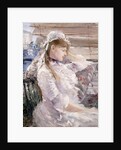 Behind the Blinds, 1879 by Berthe Morisot