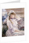 Behind the Blinds, 1879 by Berthe Morisot