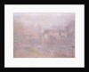 Houses at Falaise in the Fog, 1885 by Claude Monet