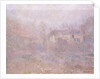 Houses at Falaise in the Fog, 1885 by Claude Monet