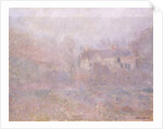Houses at Falaise in the Fog, 1885 by Claude Monet