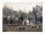 Women in a Field of Willows, 1860-65 by Jean Baptiste Camille Corot
