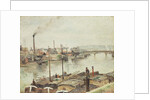 The Port of Rouen, 1883 by Camille Pissarro
