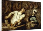 The Butcher at the Montmartre Market, 1857-58 by Honore Daumier