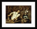 The Butcher at the Montmartre Market, 1857-58 by Honore Daumier