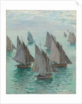 Fishing Boats, Calm Sea, 1868 by Claude Monet