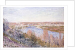 The Village of Champagne at Sunset-April, 1885 by Alfred Sisley