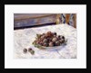 Still Life, Prunes on a Plate, c.1884 by Pierre Auguste Renoir
