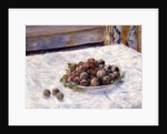 Still Life, Prunes on a Plate, c.1884 by Pierre Auguste Renoir