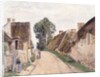 Village Sstreet, Auvers-sur-Oise, 1873 by Camille Pissarro