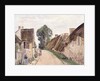 Village Sstreet, Auvers-sur-Oise, 1873 by Camille Pissarro