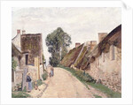 Village Sstreet, Auvers-sur-Oise, 1873 by Camille Pissarro